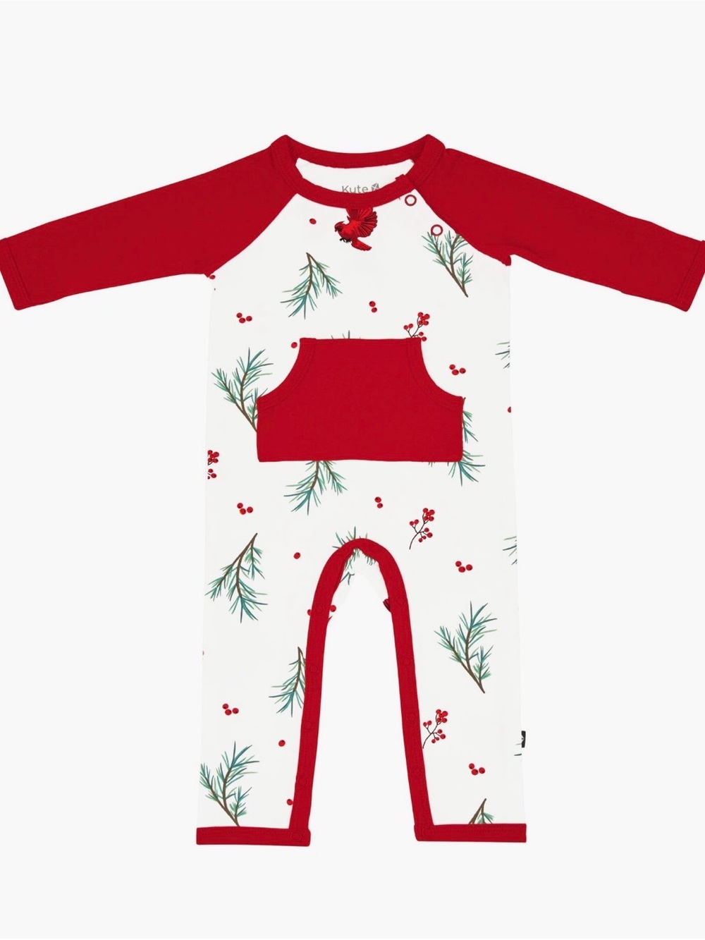 Kyte BABY Winterberry Print Longall Romper (Baby) 18-24 months